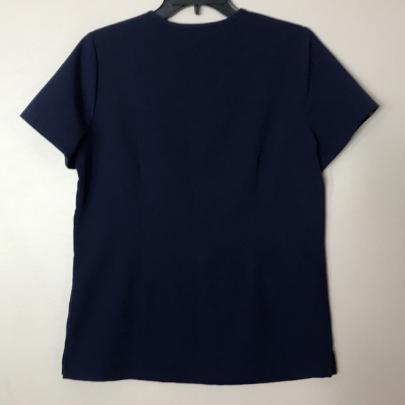 FIGS Technical "Casma" Scrub Top Small Style FW1100 Navy Blue medical shirt - Picture 8 of 10
